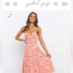 Petal and Pup pink floral dress